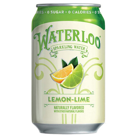 Waterloo Sparkling Water, Lemon Lime, 12 Ct