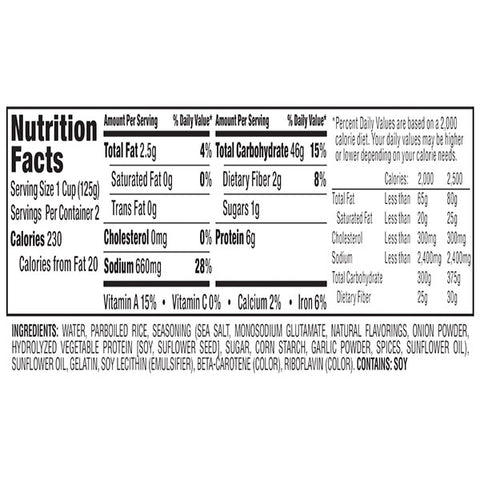 Minute Microwaveable Yellow Rice 8.8oz, 2 Ct - Water Butlers