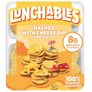 Lunchables Nachos Cheese Dip & Salsa Lunch, 4.4 oz