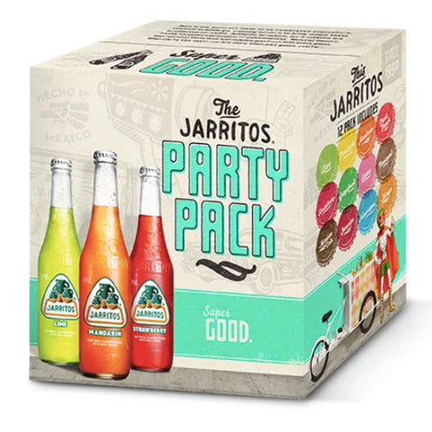 Jarritos Variety Pack Soda, 12.5 fl oz, 12 Count