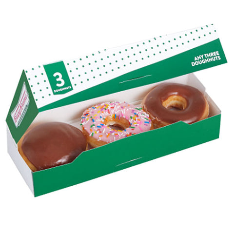 Krispy Kreme Assorted Doughnuts, 3 Count