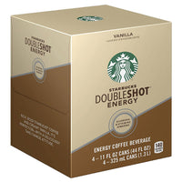 Starbucks Doubleshot, Vanilla Coffee 4 Count