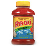 Ragu Chunky Tomato, Garlic and Onion Pasta Sauce, Made with Olive Oil, 45 oz.