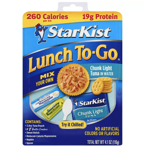 StarKist Lunch To-Go Chunk Light Tuna Kit, 4.1oz