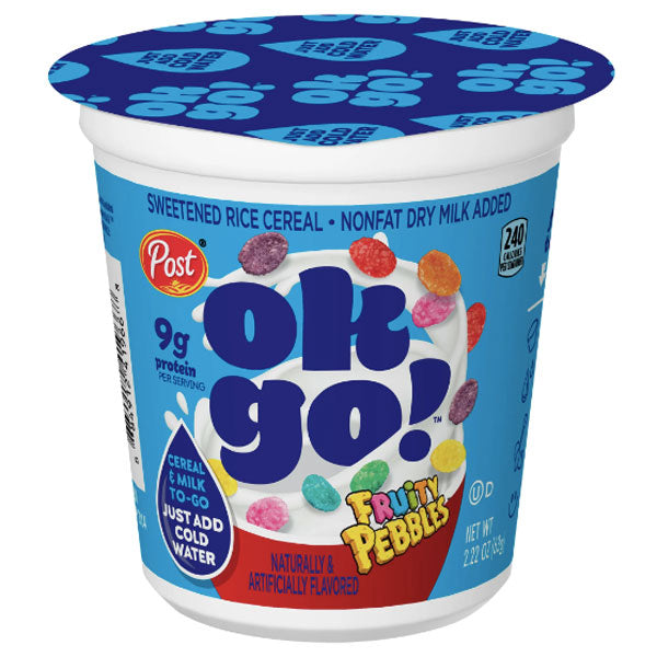 Ok Go! Fruity PEBBLES Cereal Cup, 2.43 oz.