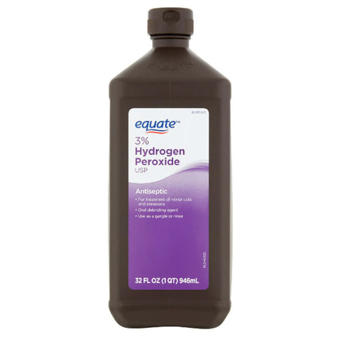 Equate 3% Hydrogen Peroxide USP Antiseptic, 32 fl oz