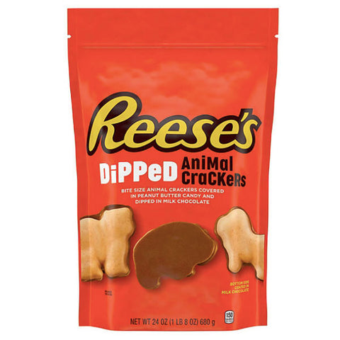 Reese's Milk Chocolate Dipped Animal Crackers, 24oz