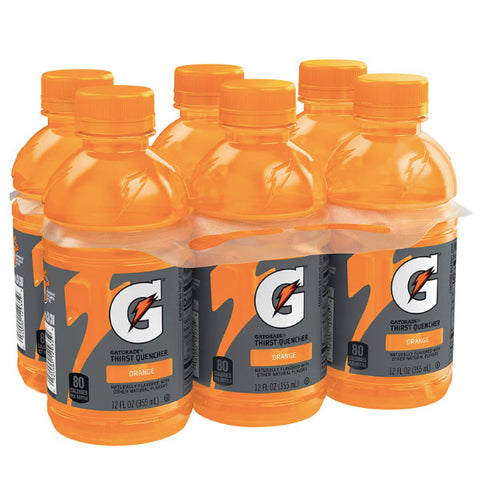 Gatorade Orange Sport Drinks, 12 Fl Oz, 6 Count