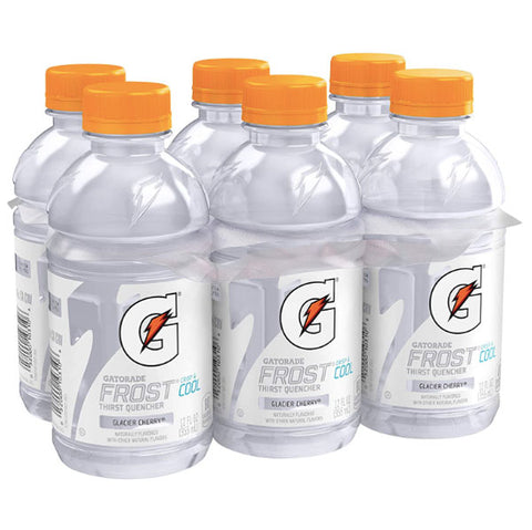 Gatorade Glacier Cherry, 12 Fl Oz, 6 Count