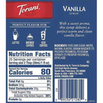 Torani Vanilla Syrup, 12.7 oz