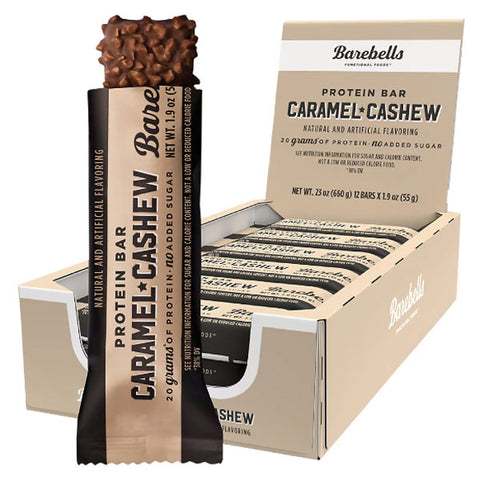 Barebells Protein Bars, Caramel Cashew, 12 Count