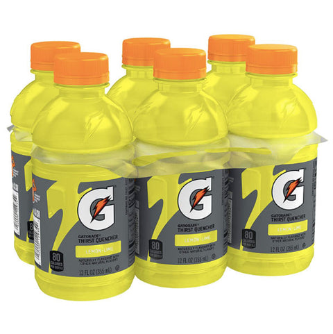 Gatorade Lemon Lime Sport Drinks, 12 Fl Oz, 6 Count