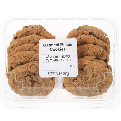 Freshness Guaranteed Oatmeal Raisin Cookies, 14 oz, 10 Count