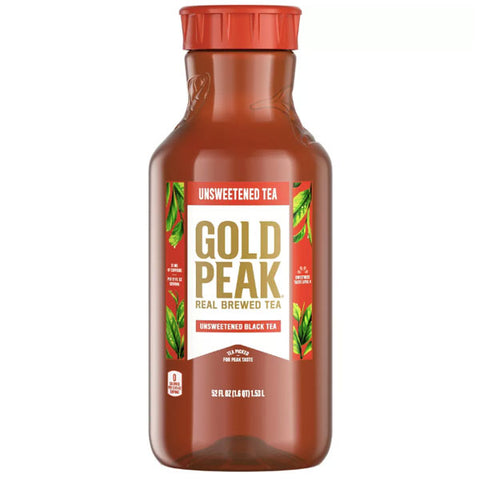 Gold Peak Unsweetened Black Iced Tea Drink, 59 fl oz