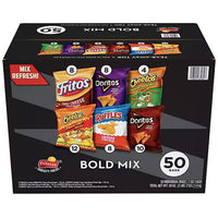 Frito-Lay Bold Mix Variety Pack Chips and Snacks, 1 oz., 50 Count