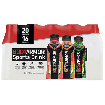 BodyArmor Sports Drink, Variety Pack, 16 oz., 20 Count