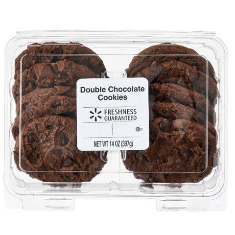 Freshness Guaranteed Double Chocolate Cookies, 14oz , 10 Count