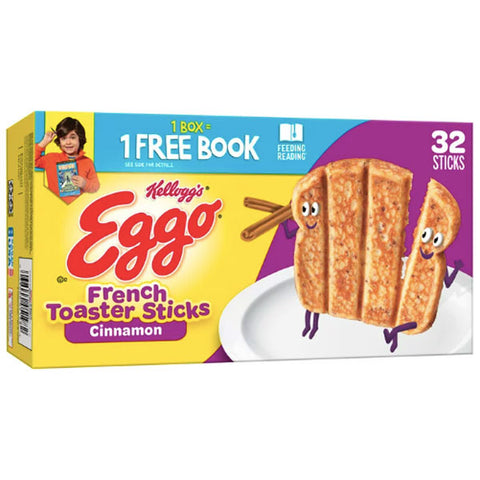 Eggo Cinnamon Frozen French Toast Sticks, 12.7 oz, 32 Count