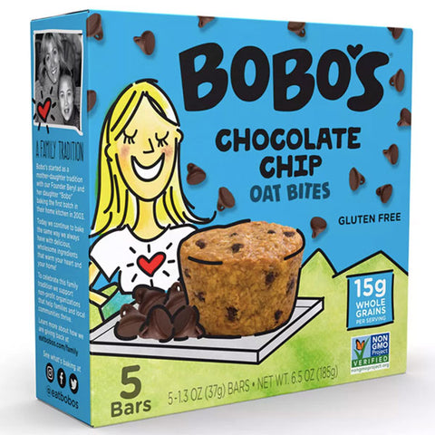 Bobo's Original with Chocolate Chips Bites, 5 Count