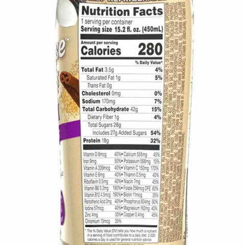 Bolthouse Farms Oatmilk Protein Shake Smoothie, Protein Plus Vanilla Cinnamon, 15.2 oz.