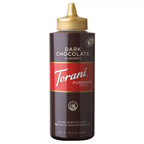 Torani Dark Chocolate Sauce, 16.5 oz