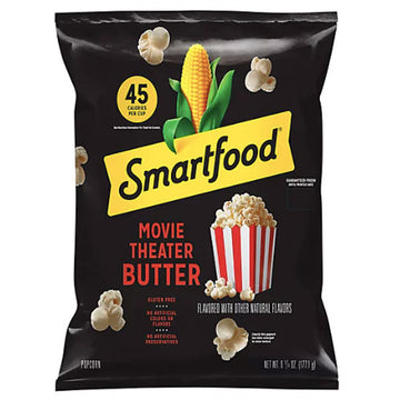 Smartfood Popcorn Bag, Movie Theater Butter 6.25 oz