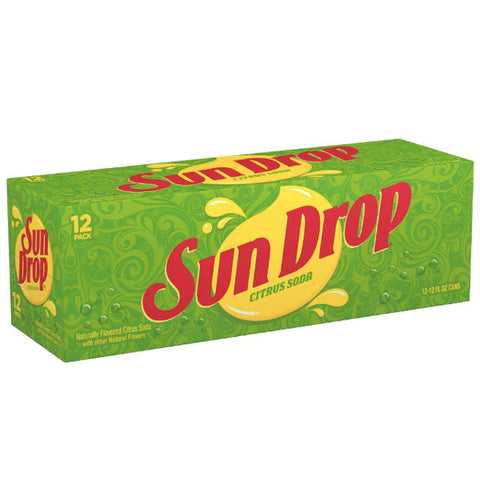 Sun Drop Citrus Soda 12 fl oz, 12 Count