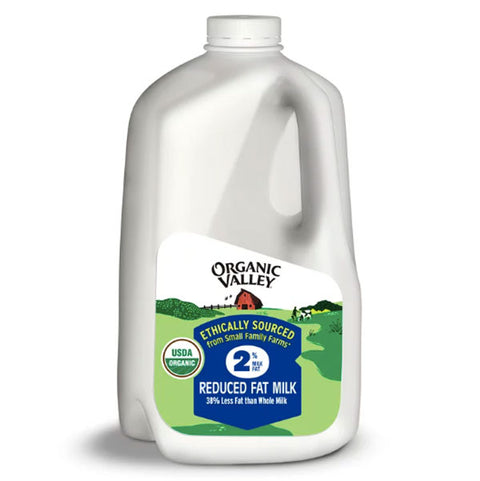 Organic Valley Organic 2% (Reduced Fat) Milk, Gallon, 128 fl oz