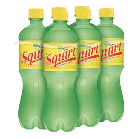 Squirt Citrus Soda, .5 L bottles, 6 Count