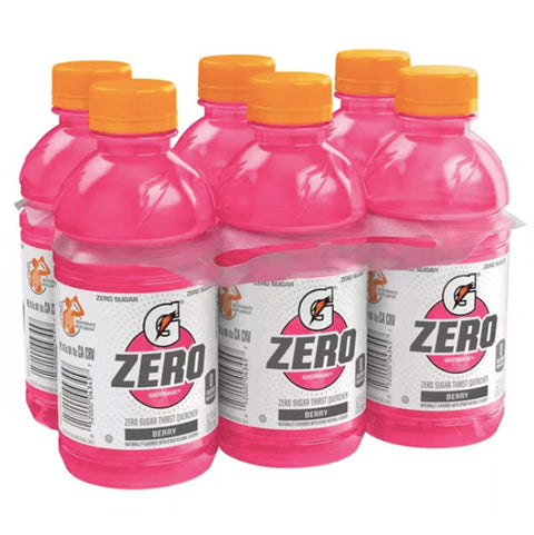 Gatorade Zero Sugar Thirst Quencher Berry 12 fl oz., 6 Count