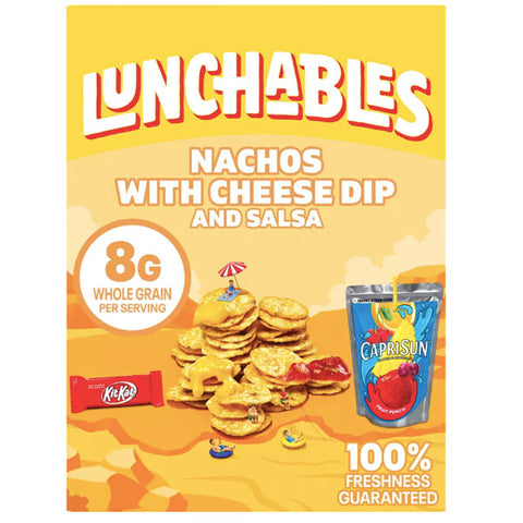 Lunchables Nachos Cheese Dip & Salsa Lunch, 10.7 oz