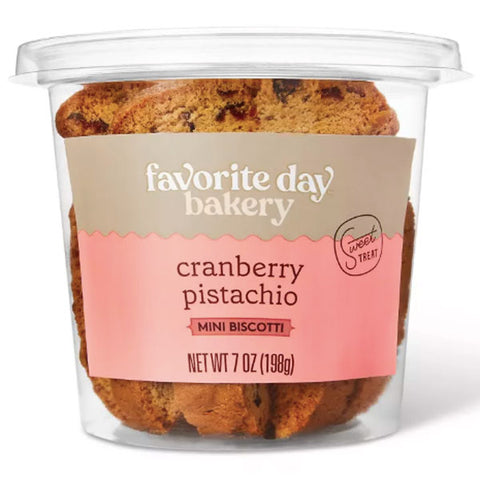 Favorite Day™ Cranberry Pistachio Mini Biscotti, 7oz