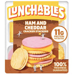 Lunchables Ham & Cheddar Cheese Cracker Stackers, 3.5 oz