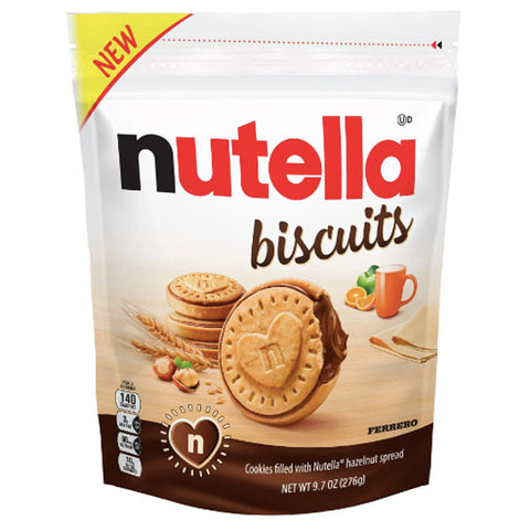 Nutella Biscuits, Hazelnut Spread with Cocoa, Sandwich Cookies, 20 Count