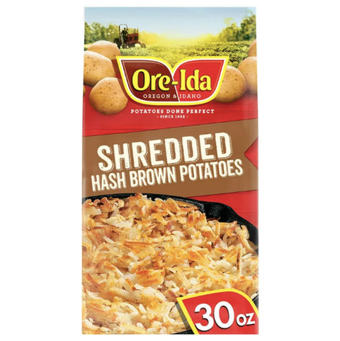 Ore-Ida Shredded Hash Brown Frozen Potatoes, 30 oz