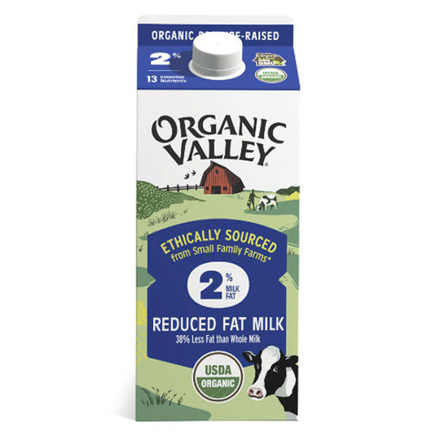 Organic Valley Organic 2% (Reduced Fat) Milk, 64 oz