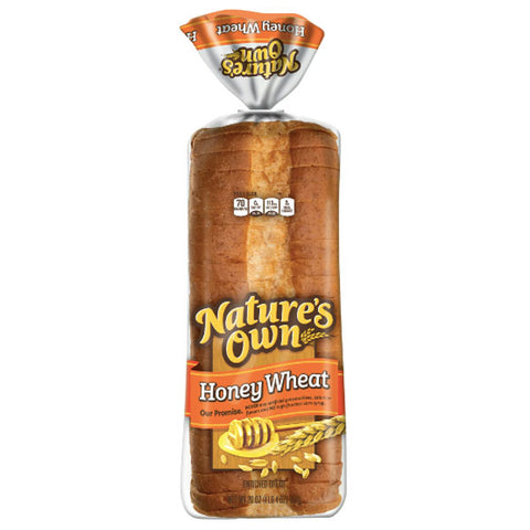 Nature's Own Honey Wheat Sandwich Bread Loaf, 20 oz