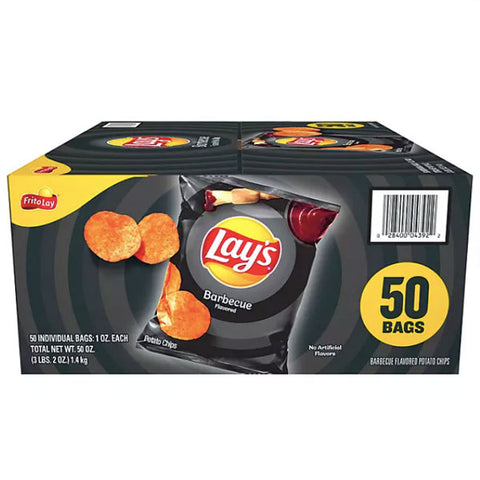 Lay's Barbecue Potato Chips, 1 oz., 50 Count