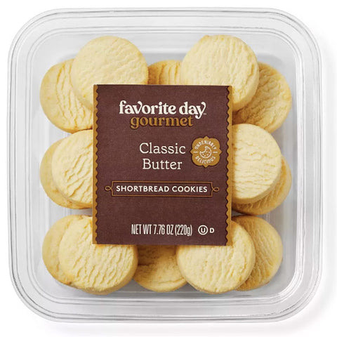 Favorite Day™ Classic Butter Shortbread Cookies, 7.76 oz