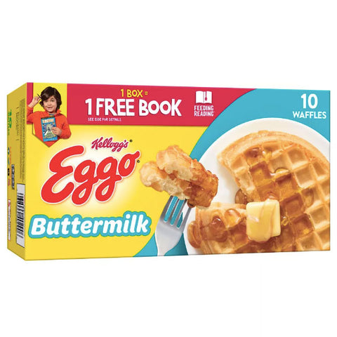 Kellogg's Eggo Buttermilk Frozen Waffles, 10 Count