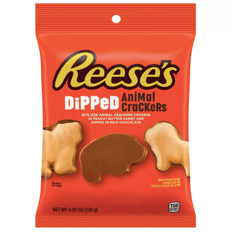 Reese's Milk Chocolate Dipped Animal Crackers, 4.25oz