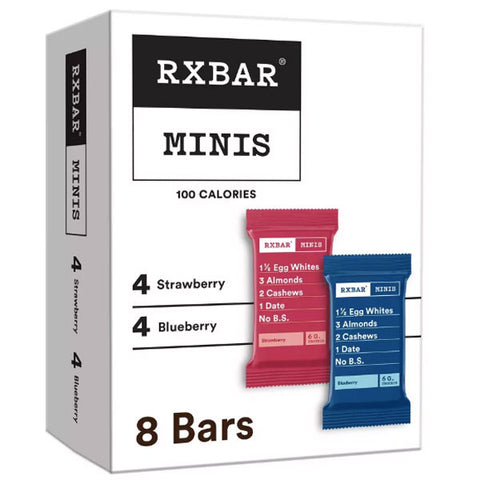 RXBAR Mini Blueberry & Strawberry Protein Bars, 8 Count