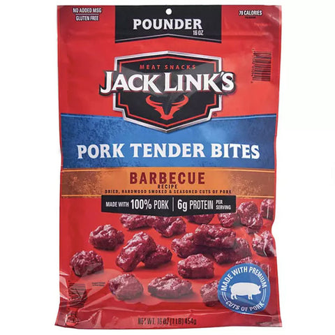 Jack Link's Barbecue Pork Tender Bites, 16 oz.