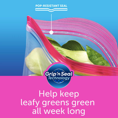 Ziploc Snack Bags with Grip 'n Seal Technology, 40 Count