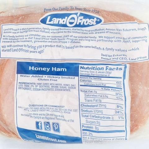 Land O'Frost Premium Honey Ham, 16 oz