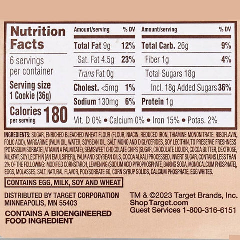 Favorite Day™ Chocolate Soft Sandwich Cookies, 7.75oz., 6 Count