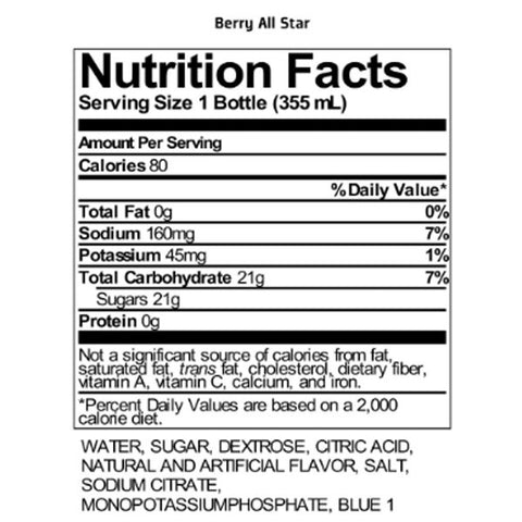 Gatorade Berry, 12 Fl Oz, 6 Count