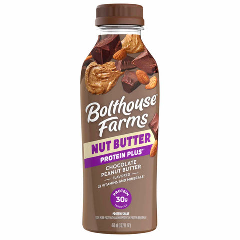 Bolthouse Farms Protein Shake Smoothie, Protein Plus Chocolate Peanut Butter, 15.2 oz.