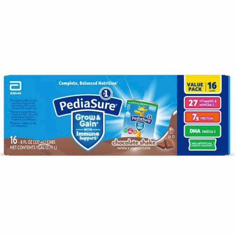 PediaSure Pediatric Supplements - Chocolate, 16 Count