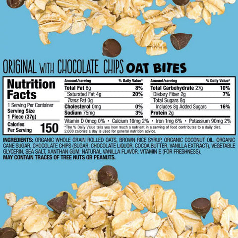 Bobo's Original with Chocolate Chips Bites, 5 Count